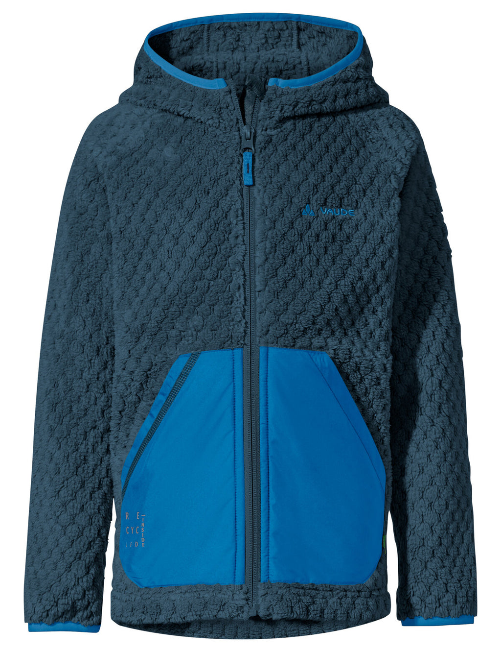 Kids Manukau Fleece Jacket - dark sea/blue