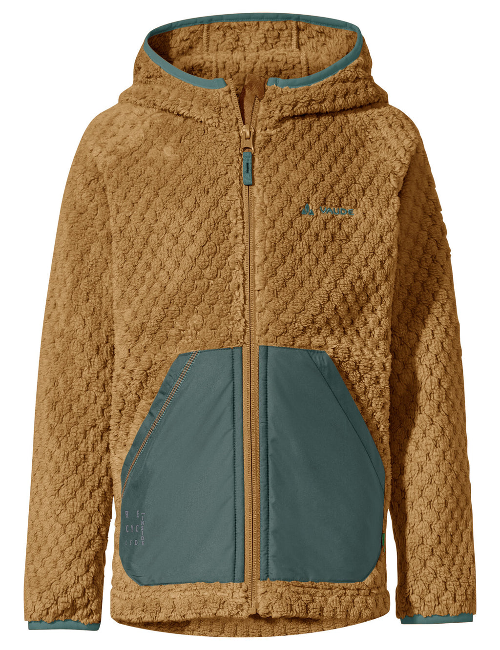 Kids Manukau Fleece Jacket - bronze/forest