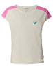 Women's Neyland T-Shirt - ecru/dragon fruit