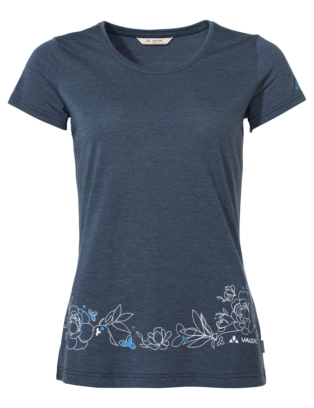 Women's Skomer Print T-Shirt II - dark sea uni