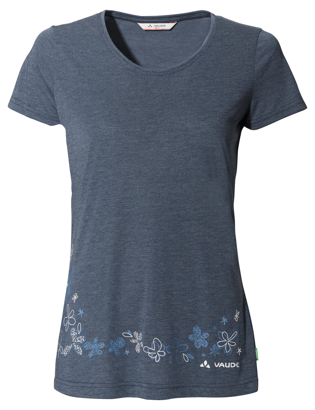 Women's Skomer Print T-Shirt II - dark sea/dark sea