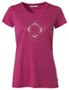 Women's Skomer Print T-Shirt II - rich pink
