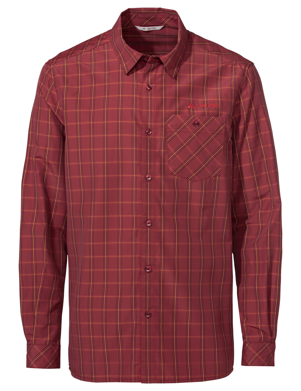 Men's Albsteig LS Shirt III - carmine