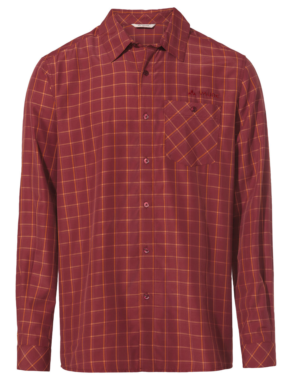 Men's Albsteig LS Shirt III - carmine/mars red