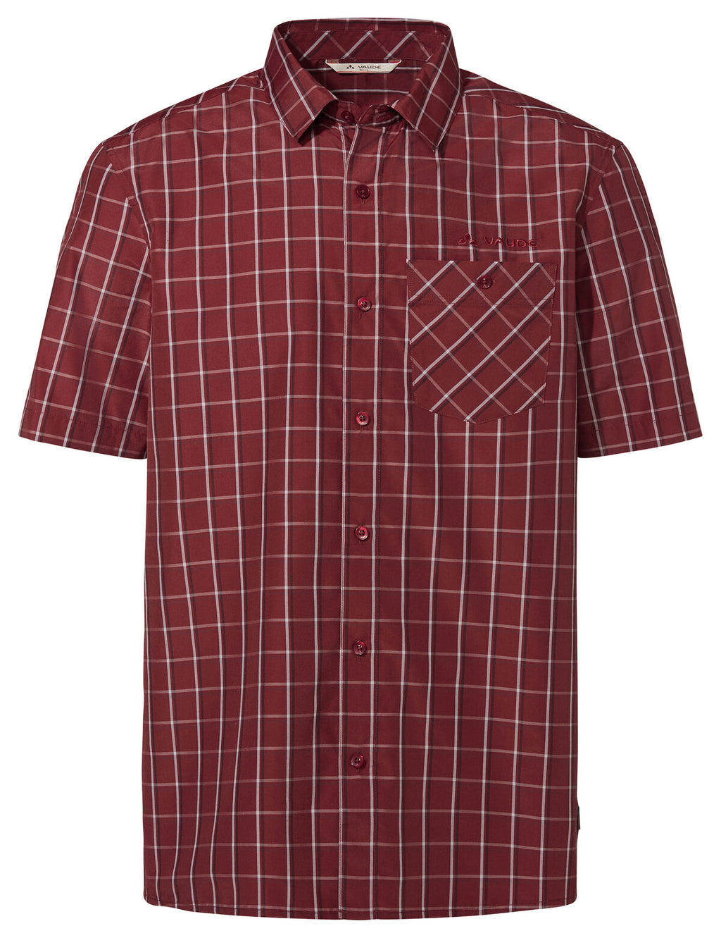Men's Albsteig Shirt III - carmine uni
