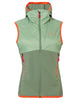 Women's Brenva Vest - aloe vera
