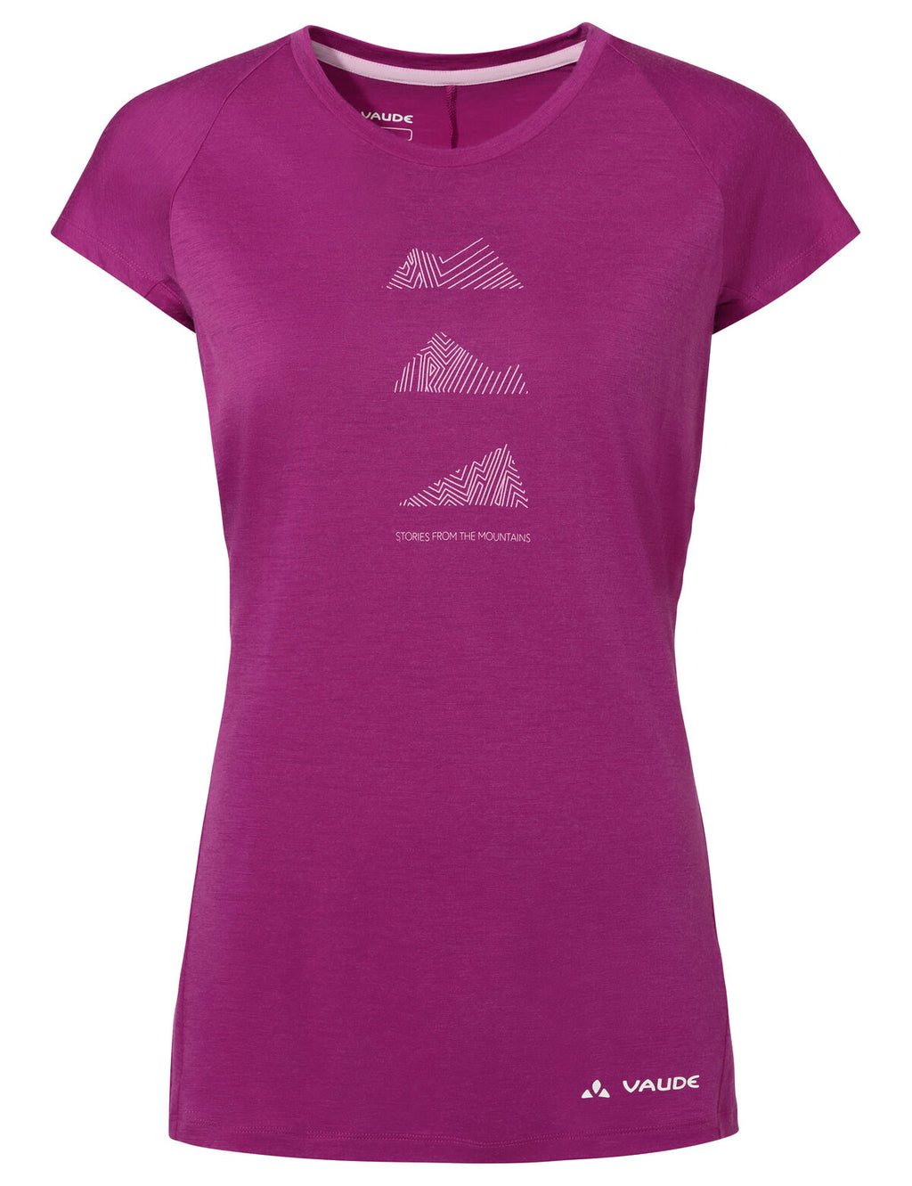 Women's Tekoa Wool T-Shirt - pink orchid