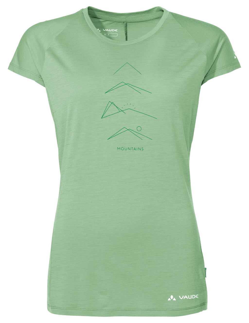 Women's Tekoa Wool T-Shirt - aloe vera uni