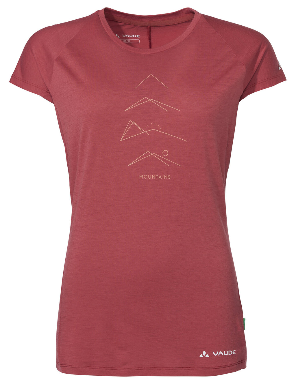 Women's Tekoa Wool T-Shirt - brick