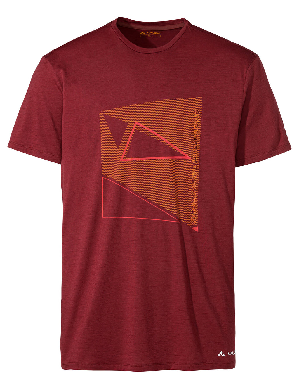 Men's Tekoa Wool T-Shirt - carmine