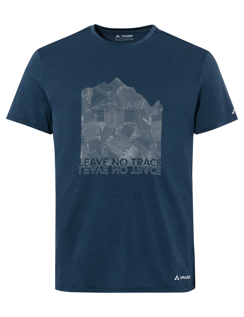 Men's Tekoa Wool T-Shirt - dark sea/white