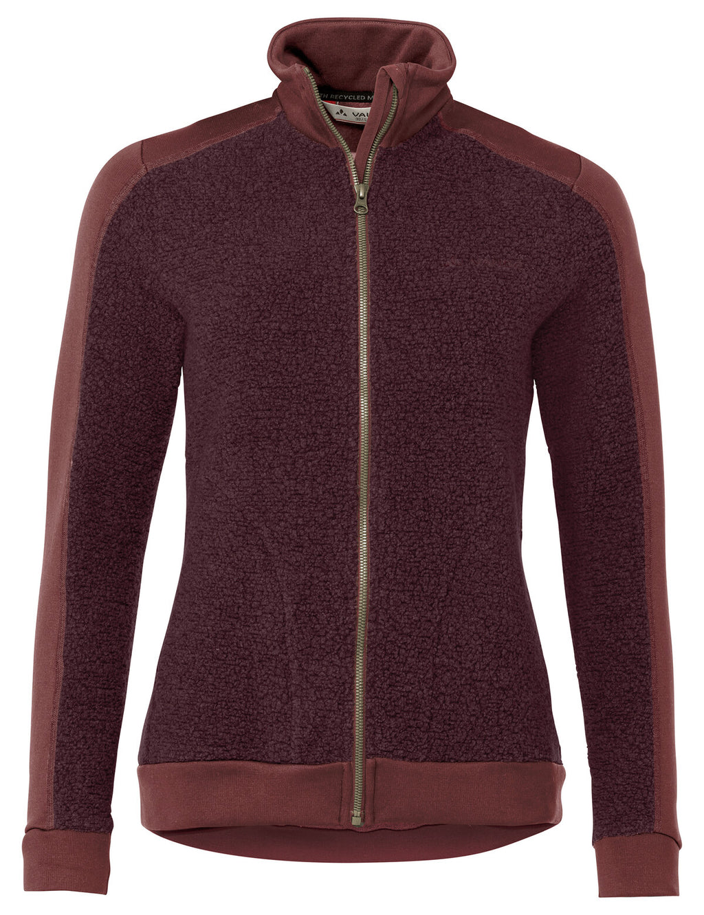 Women's Skomer Wool Fleece Jacket - dark cherry