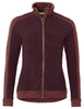 Women's Skomer Wool Fleece Jacket - dark cherry