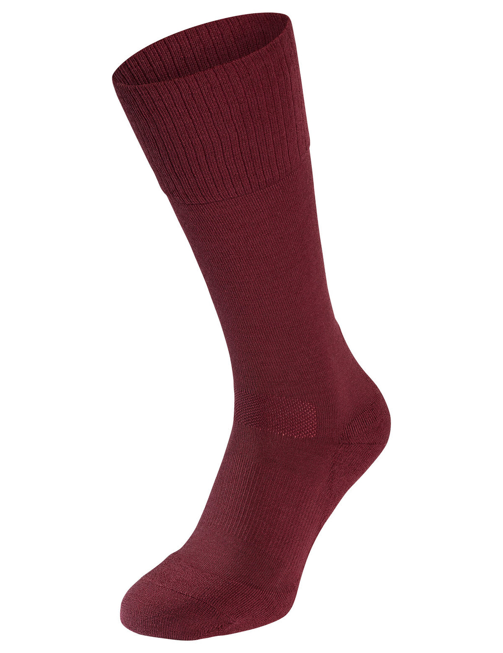 Wool Socks Long - dark cherry