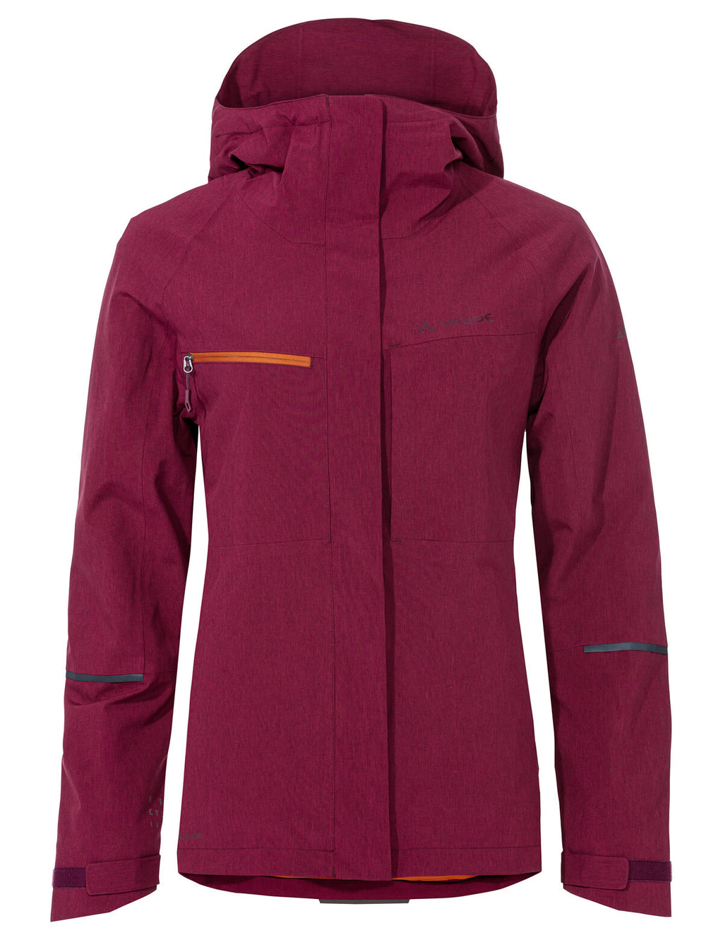 Women's Yaras Warm Rain Jacket - cassis