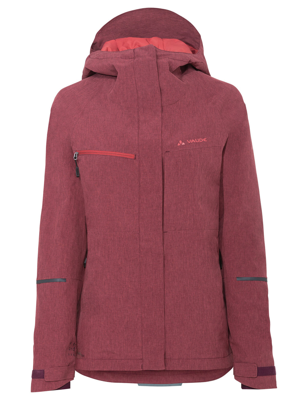 Women's Yaras Warm Rain Jacket - cassis uni
