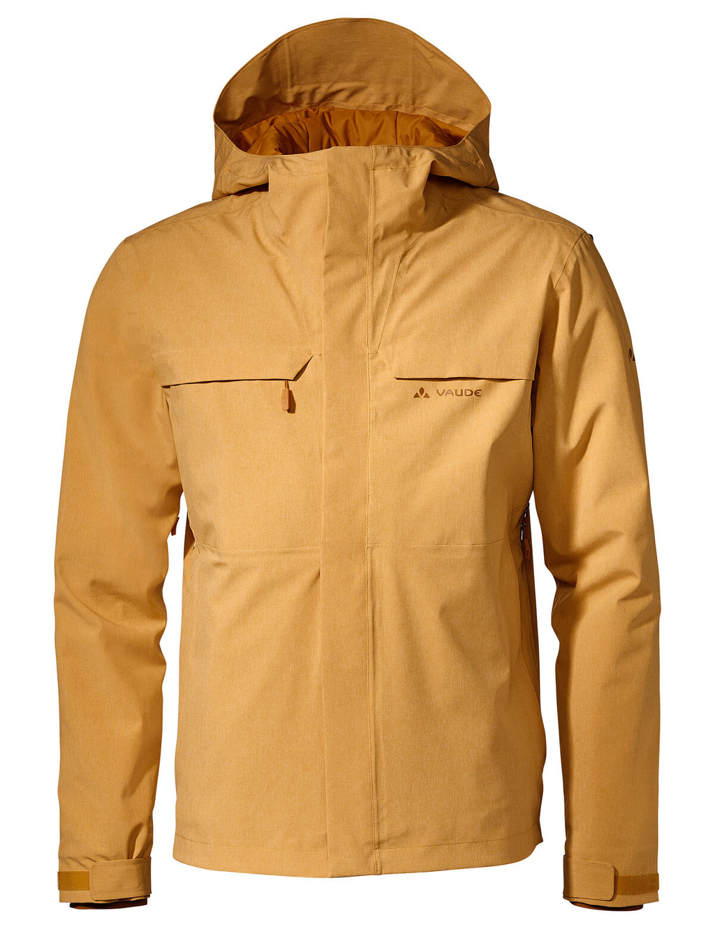 Men's Yaras Warm Rain Jacket - burnt yellow