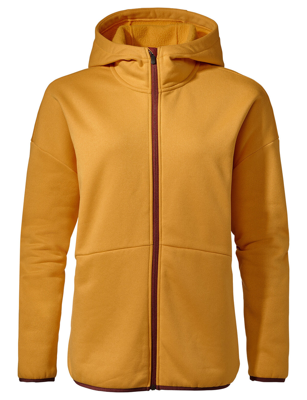 Women's Mineo Fleece Jacket - burnt yellow