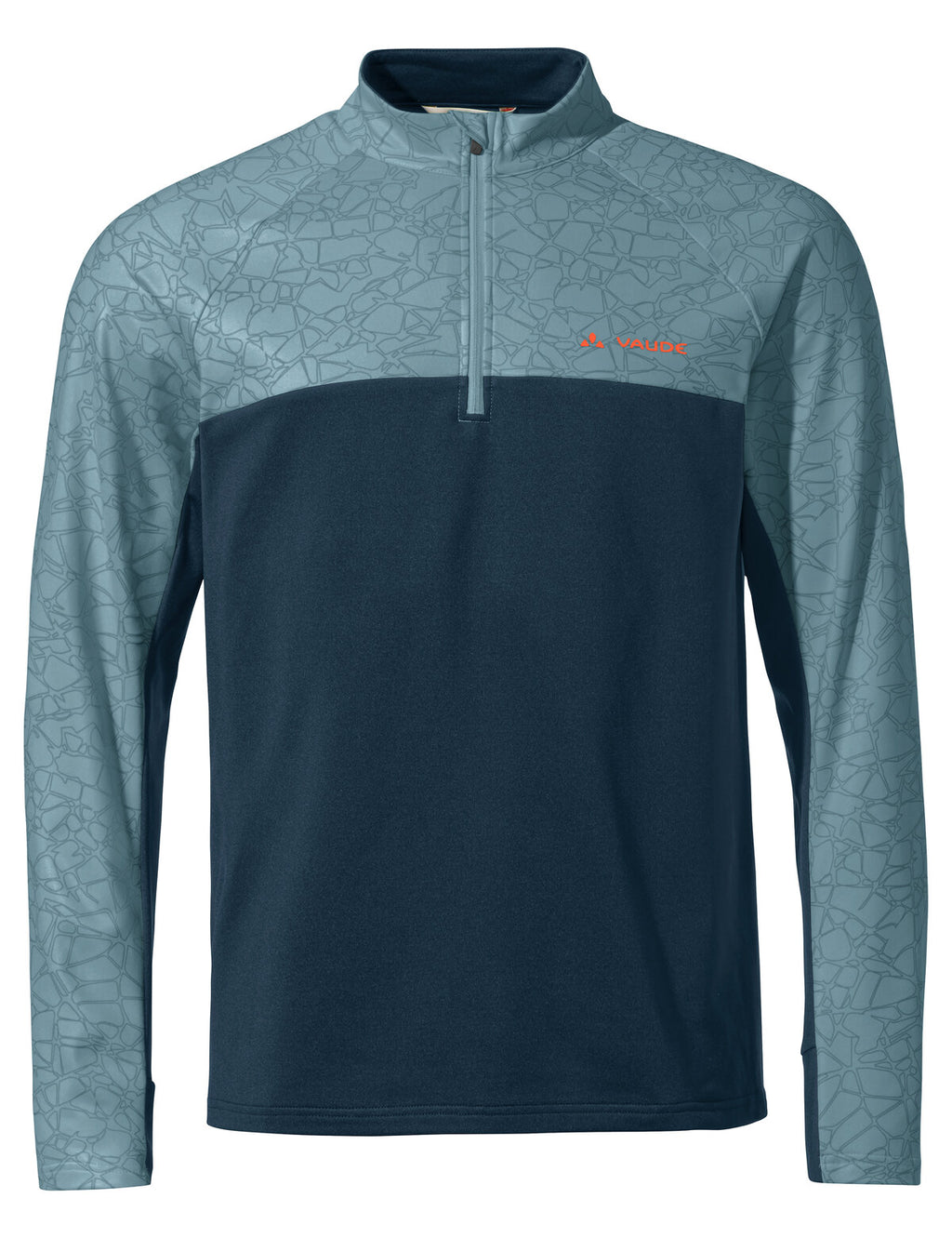 Men's Virt QZip LS Shirt II - cloudy blue