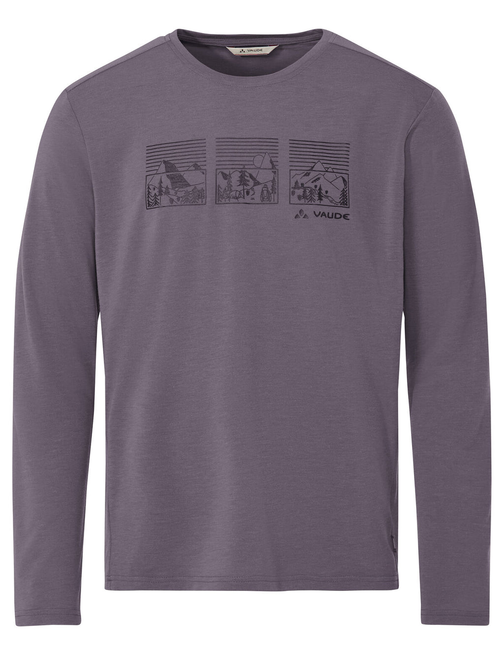 Men's Rosemoor LS T-Shirt III - purple ash