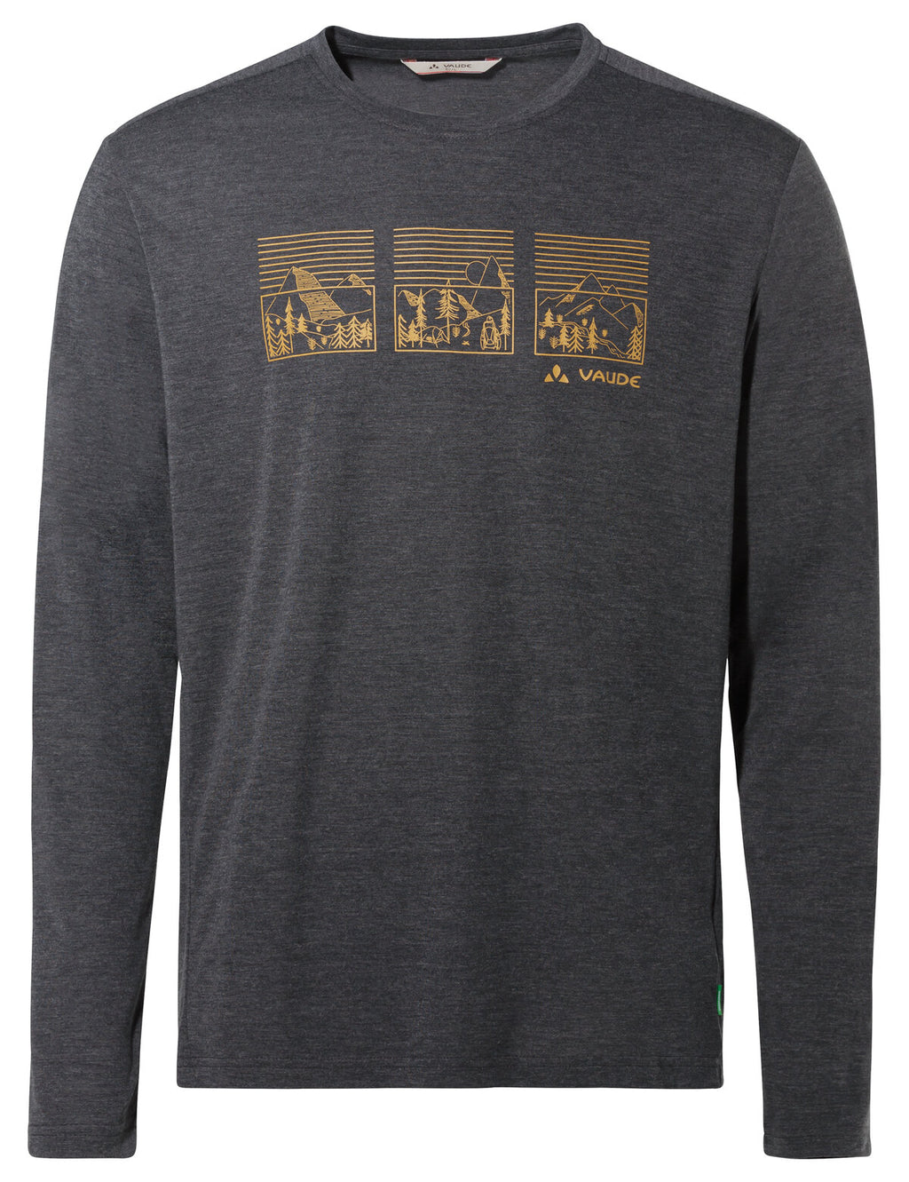 Men's Rosemoor LS T-Shirt III - black/savanna