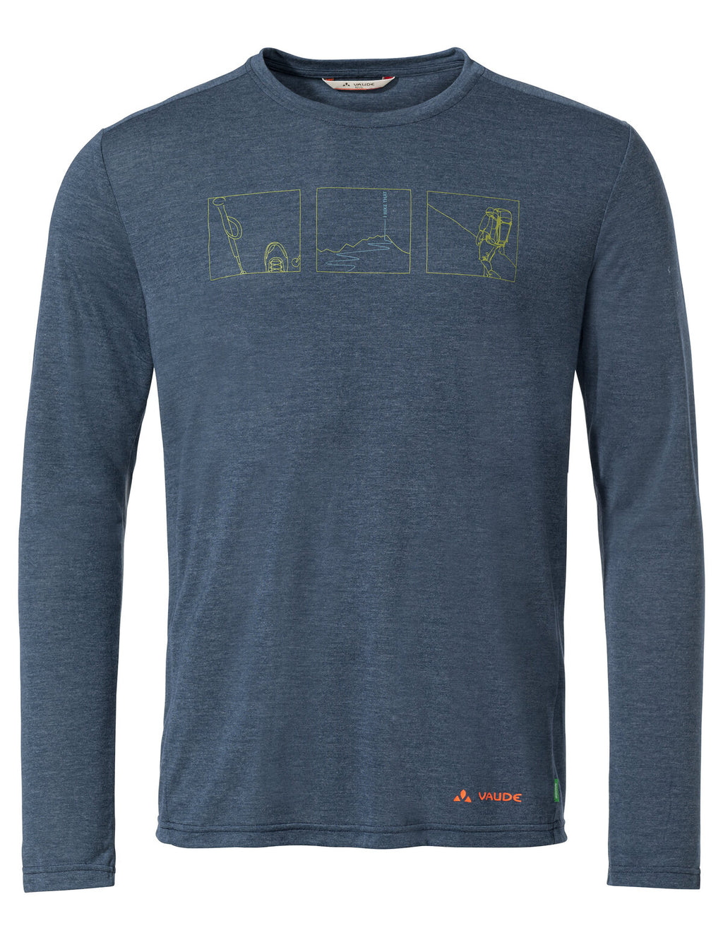 Men's Rosemoor LS T-Shirt III - lightgrey/black