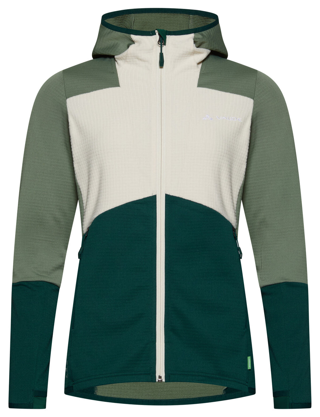 Women's Monviso Hooded Grid Fleece Jacket - deep pond