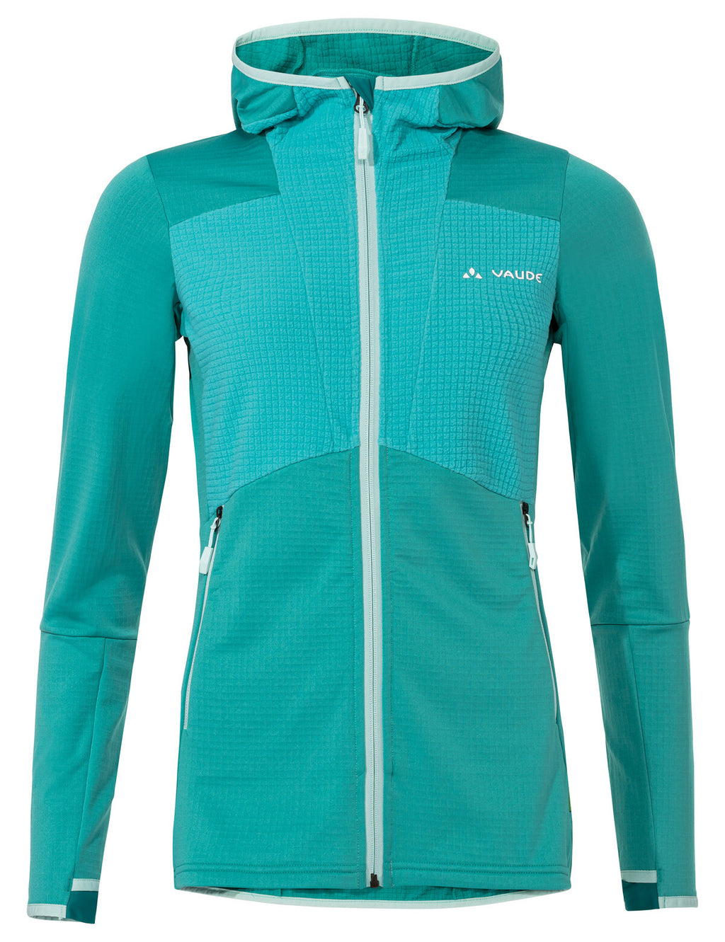 Wo Monviso Hooded Grid Fleece Jacket - detail 40