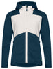 Women's Monviso Hooded Grid Fleece Jacket - dark sea/white