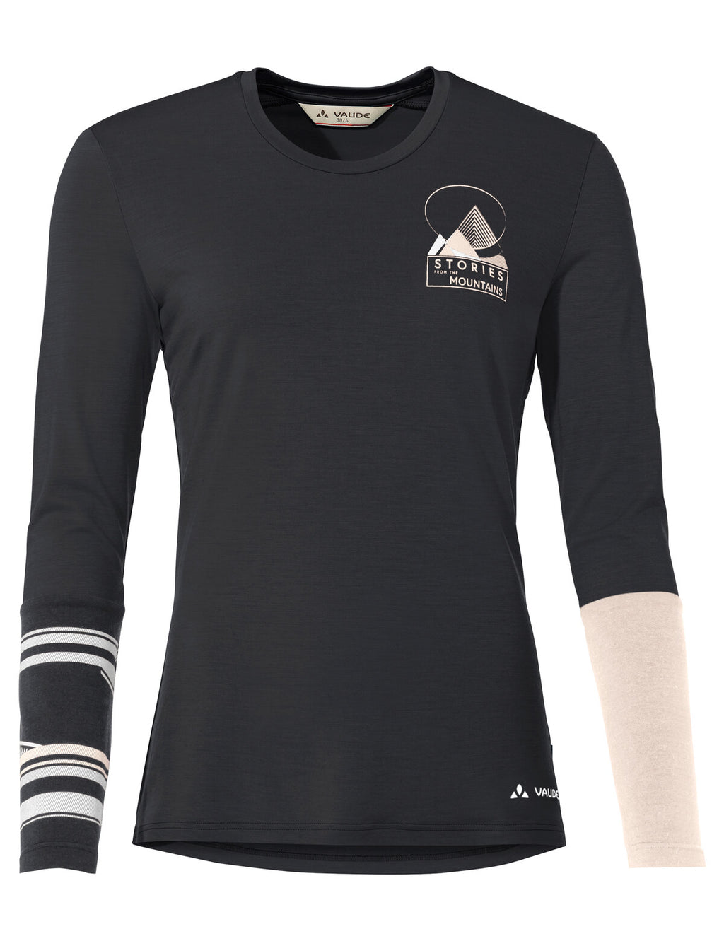 Women's Monviso Wool LS T-Shirt - black