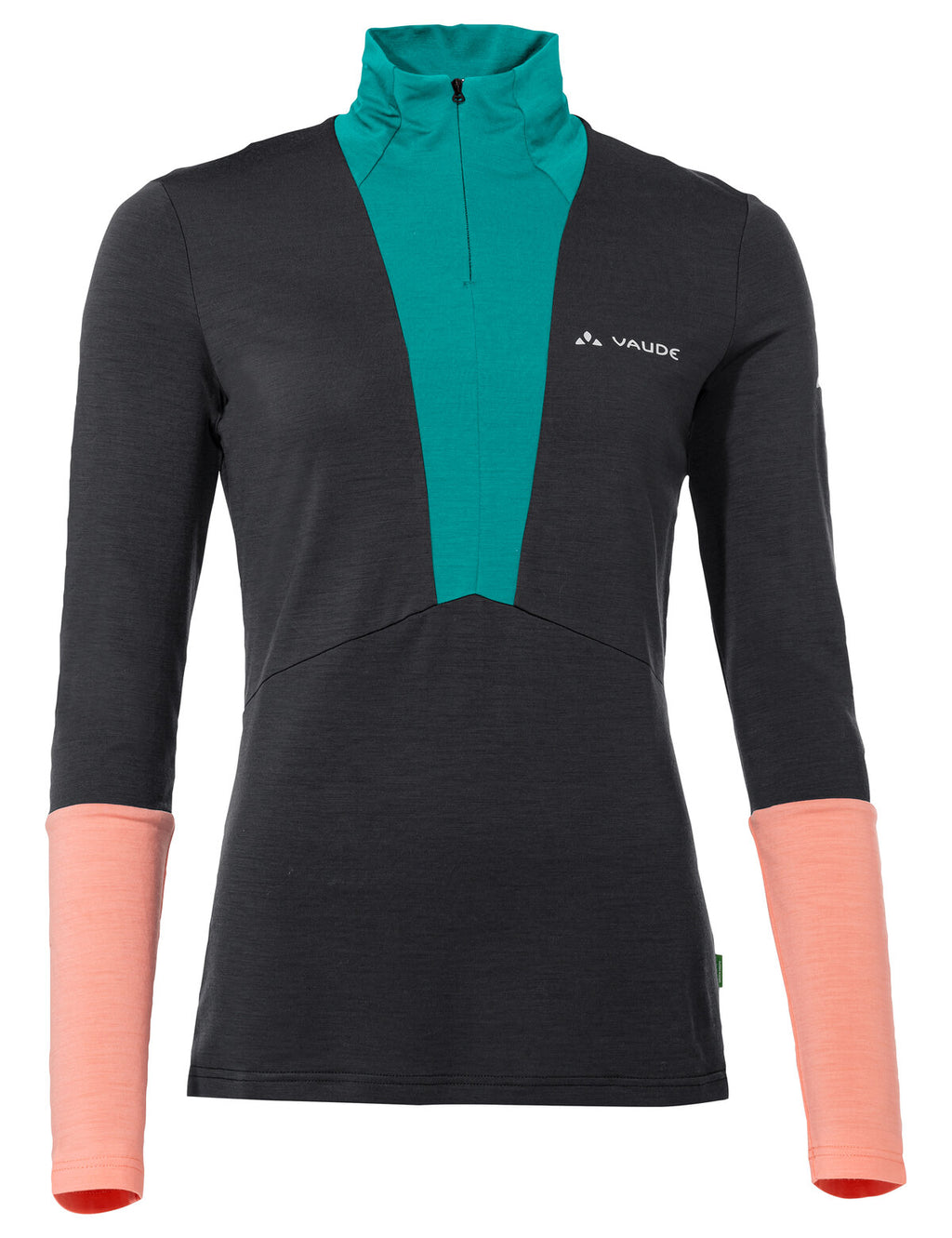 Women's Monviso Wool Halfzip Shirt - black