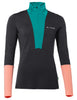 Women's Monviso Wool Halfzip Shirt - black