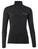 Women's Monviso Wool Halfzip Shirt - black uni
