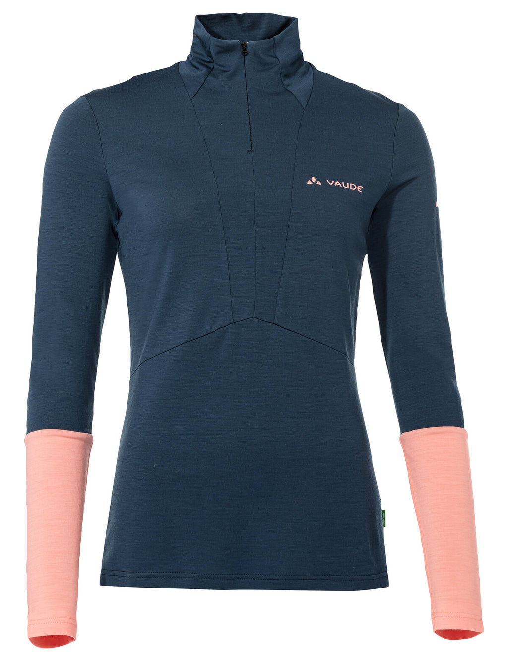 Women's Monviso Wool Halfzip Shirt - dark sea