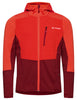 Men's Monviso Hooded Grid Fleece Jacket - carmine