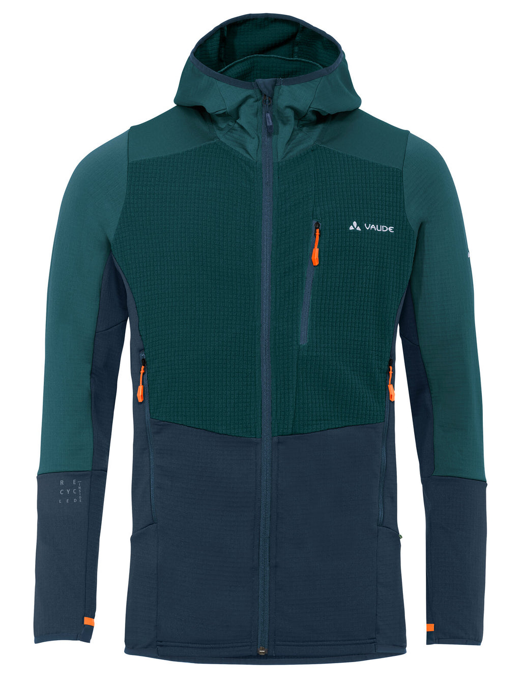 Me Monviso Hooded Grid Fleece Jacket - detail 34