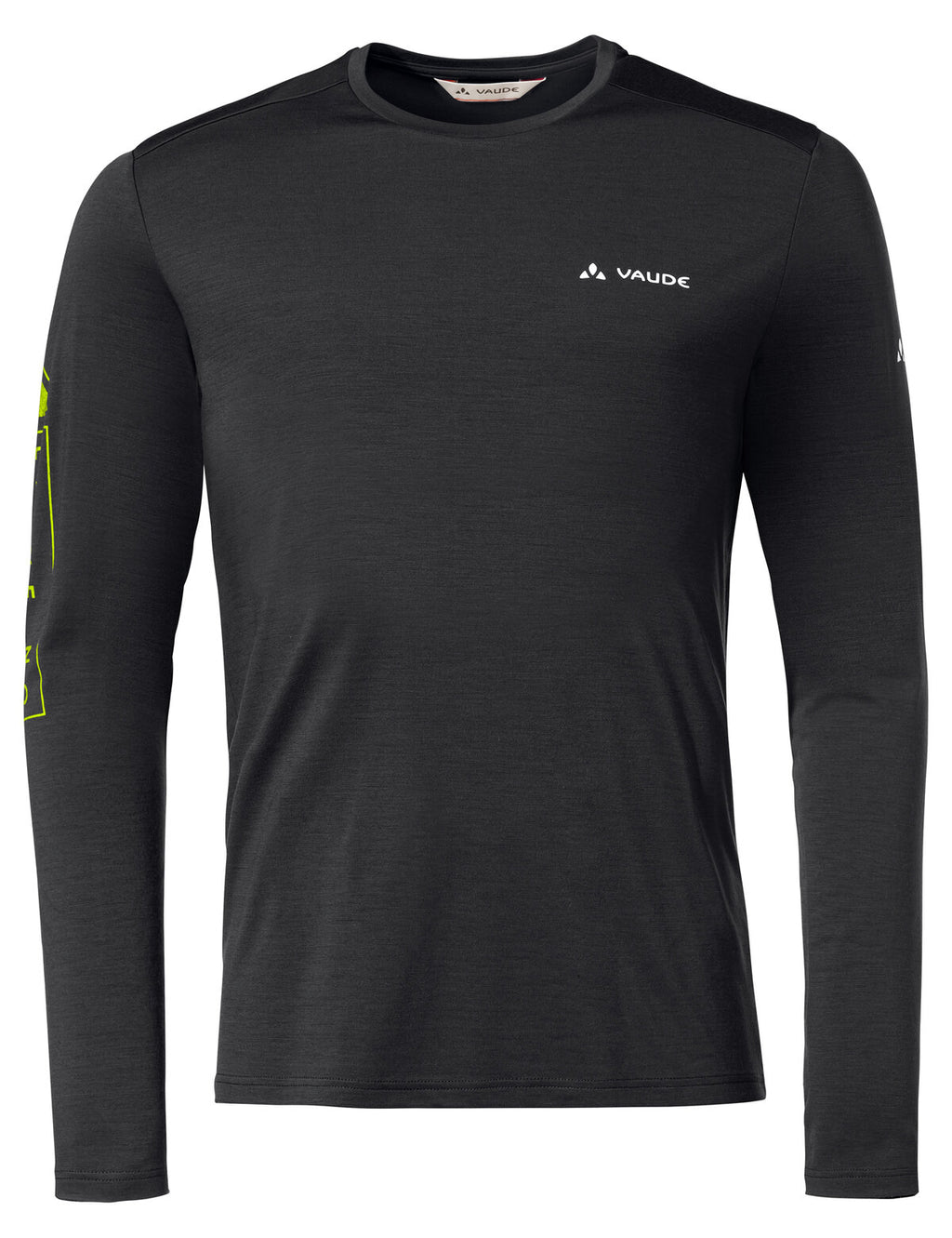 Men's Monviso Wool LS T-Shirt - black