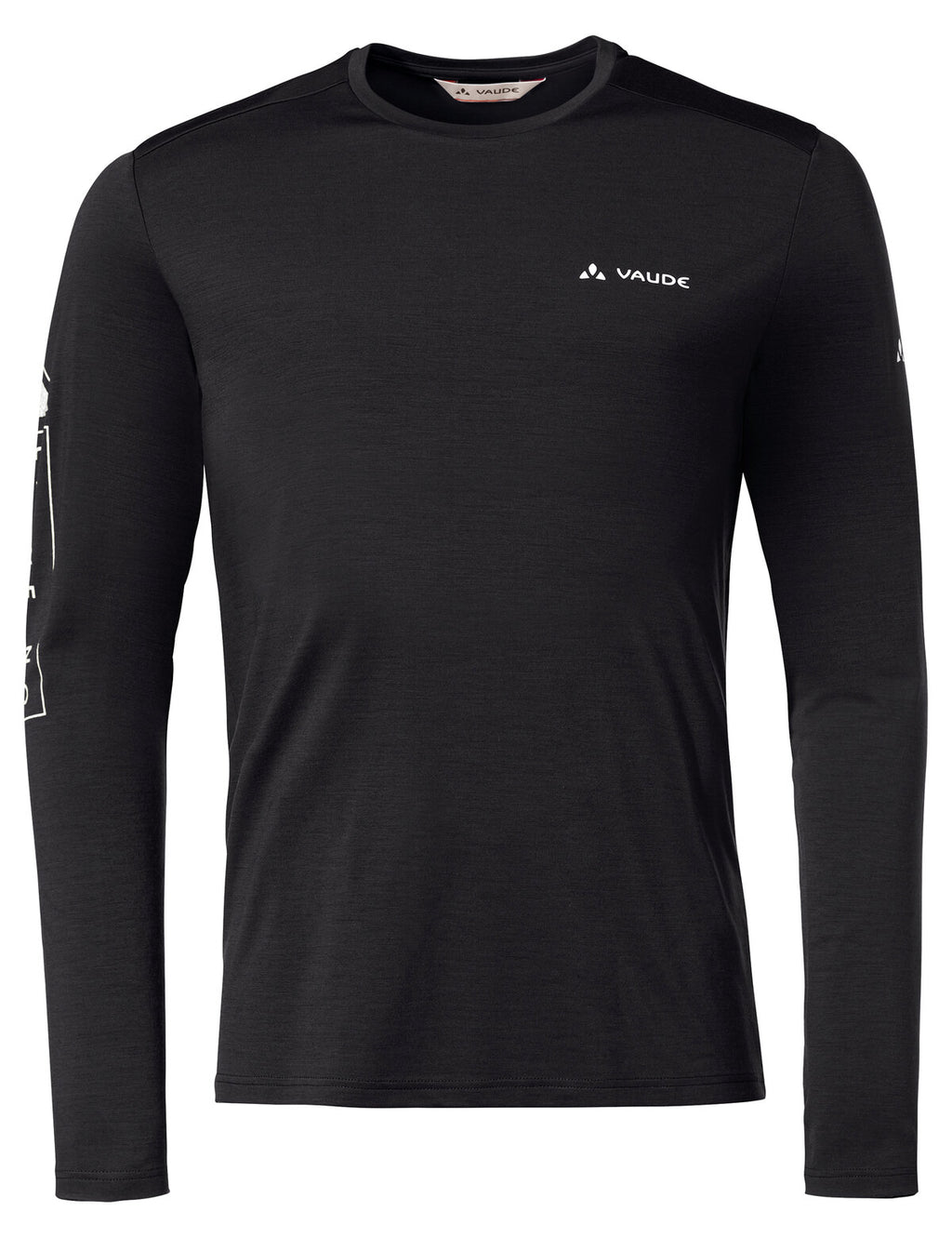 Men's Monviso Wool LS T-Shirt - black uni