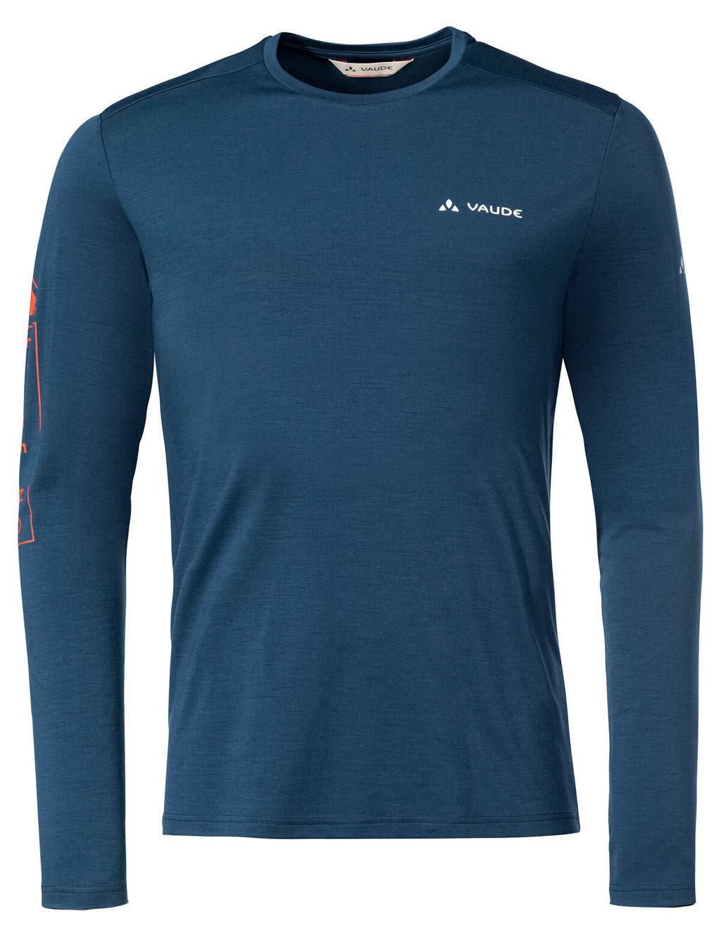 Men's Monviso Wool LS T-Shirt - dark sea