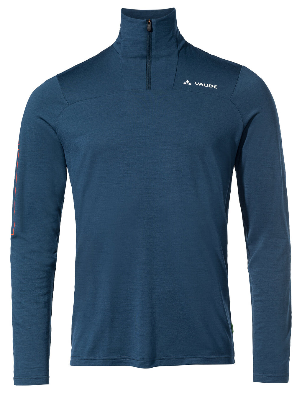 Men's Monviso Wool Halfzip LS T-Shirt - dark sea