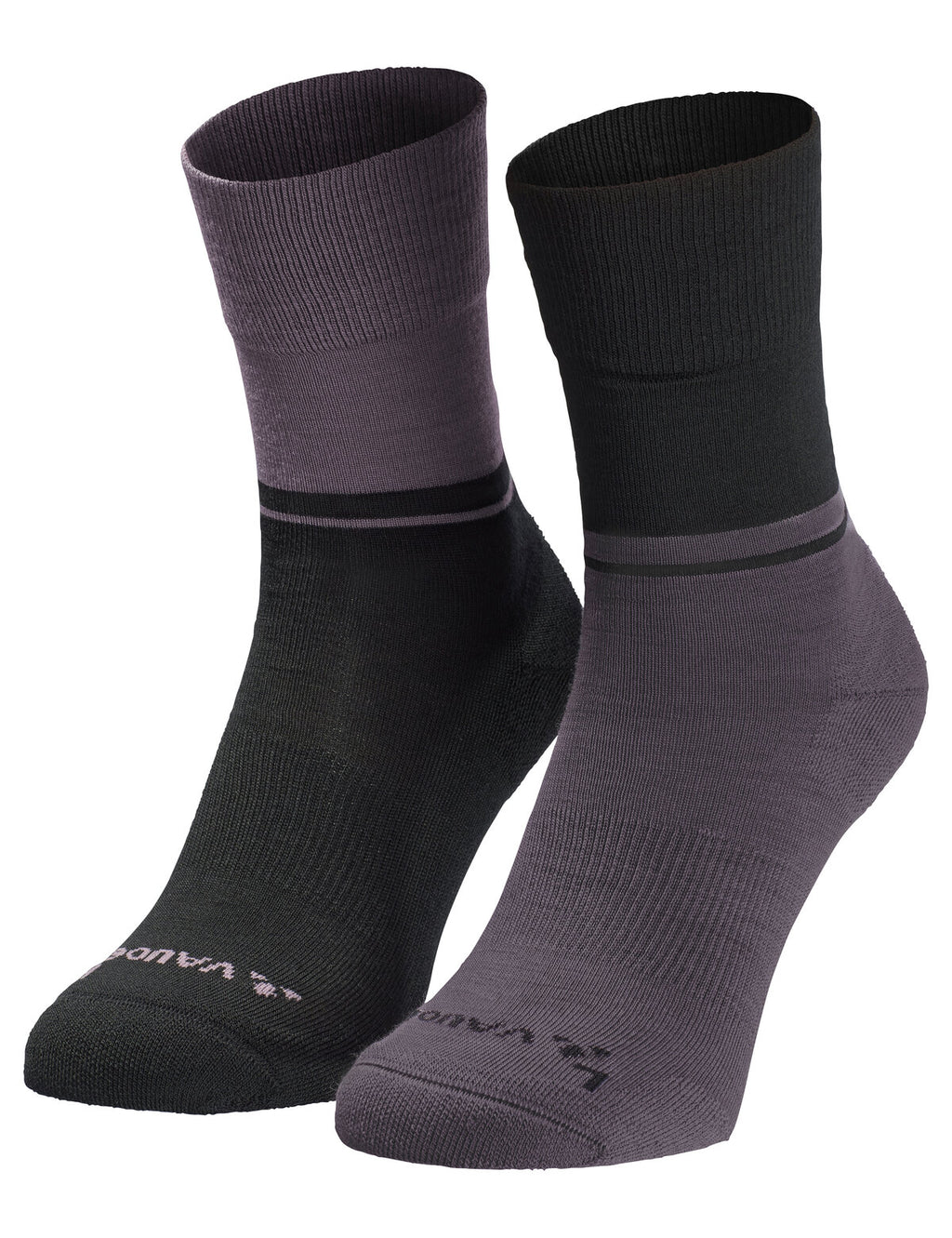 All Year Wool Socks - purple ash