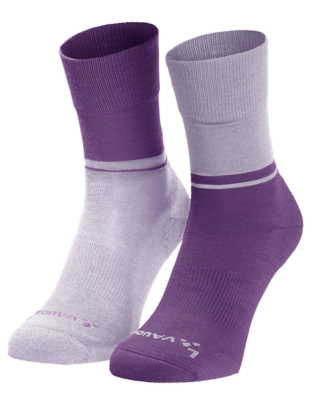 All Year Wool Socks - eggplant