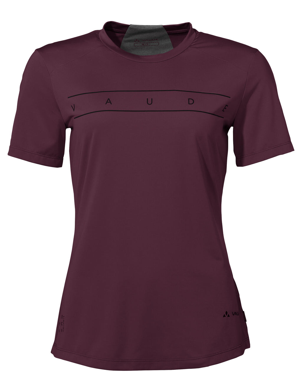 Women's Qimsa Logo Shirt - cassis