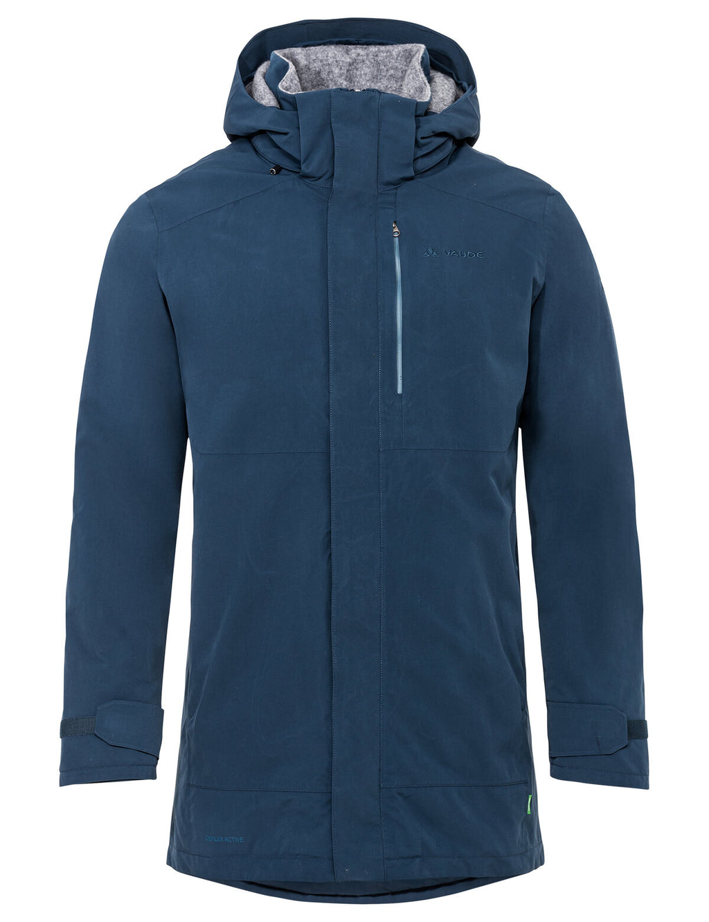 Men's Idris Wool Parka II - dark sea
