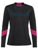 Women's Qimsa LS Logo Shirt - black