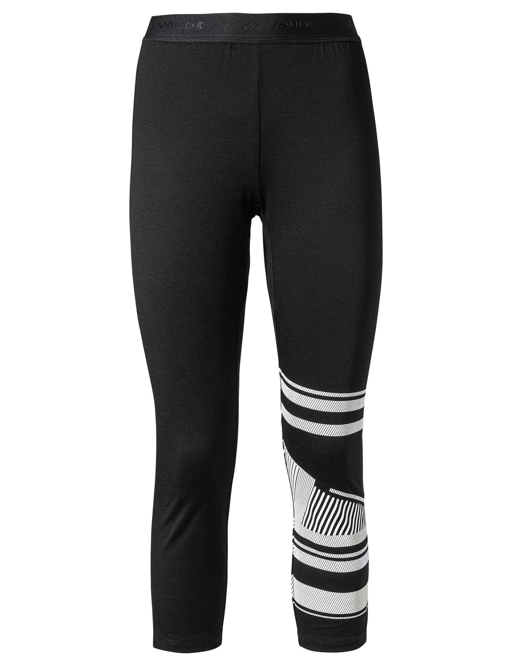 Women's Monviso Wool 3/4 Tights - black