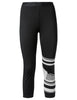 Women's Monviso Wool 3/4 Tights - black