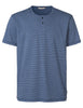 Men's Mineo Striped T-Shirt - dark sea