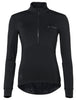 Women's Kuro Halfzip LS Tricot - black