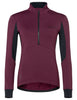 Women's Kuro Halfzip LS Tricot - cassis